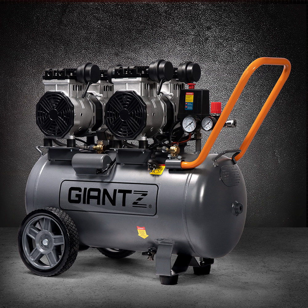 Giantz 50L Air Compressor 200L/min 3.0HP Oil-Free Quiet Electric Portable Air Inflator - Image 7