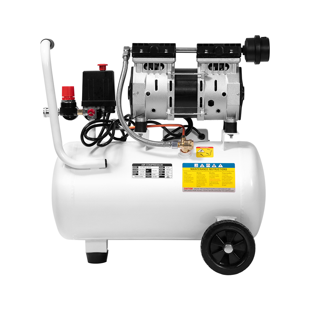 Giantz 24L Air Compressor 40 L/min 115psi Oil-Free Electric Portable Inflator - Image 3