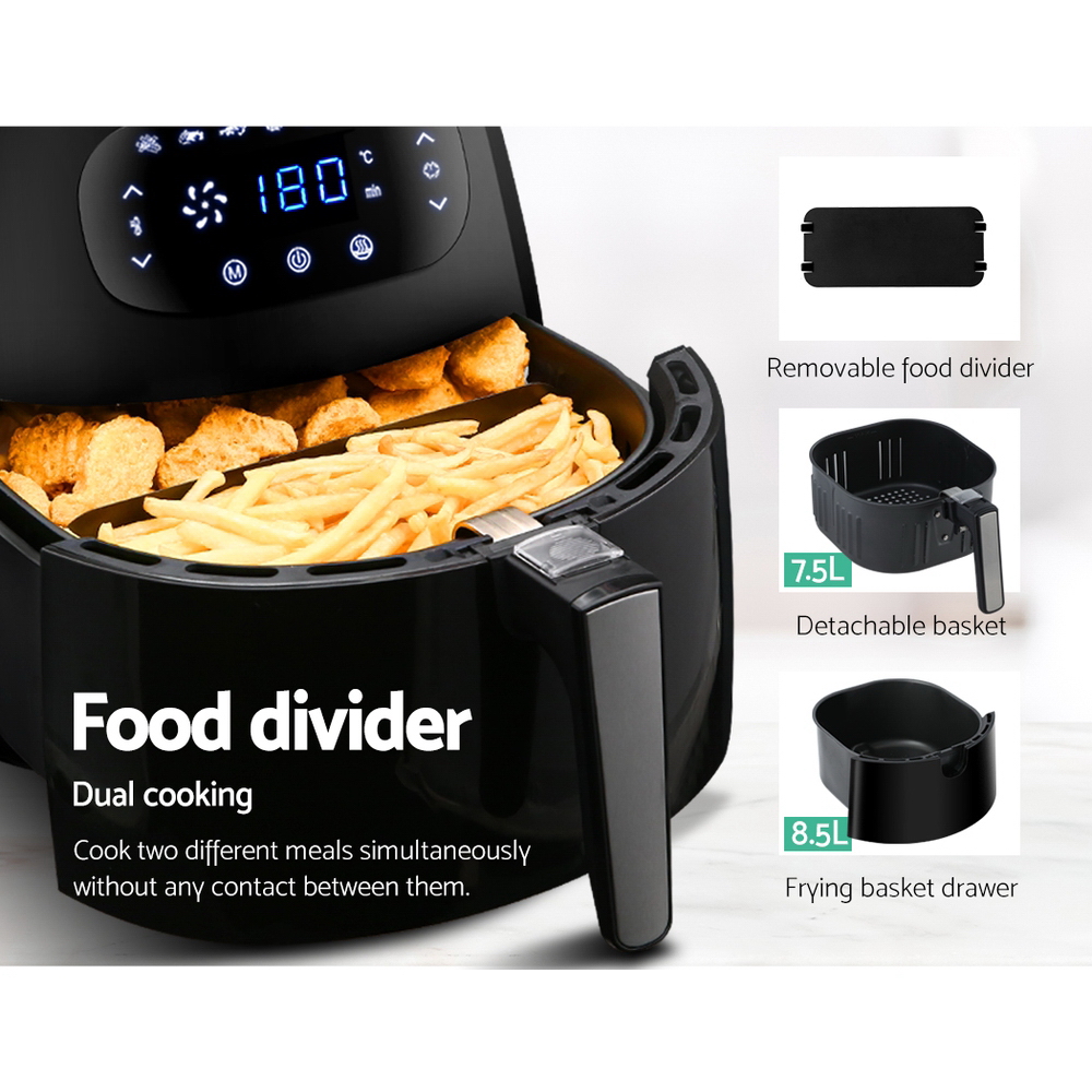 Devanti Air Fryer 8.5L LCD Fryers - Image 7
