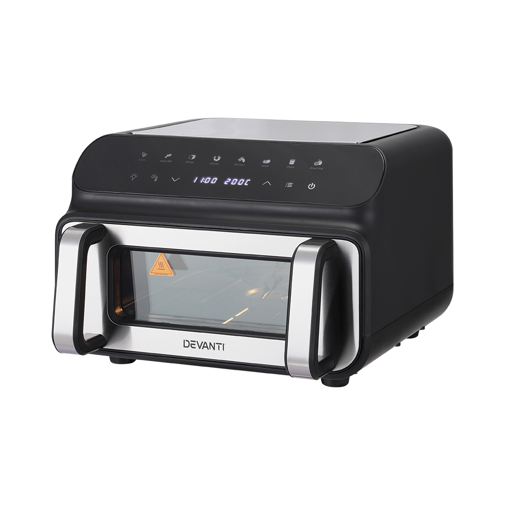 Devanti Air Fryer 10L LCD Kitchen Oven - Image 7