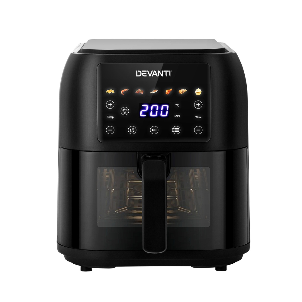 Devanti Air Fryer 8L LCD Fryers - Image 7