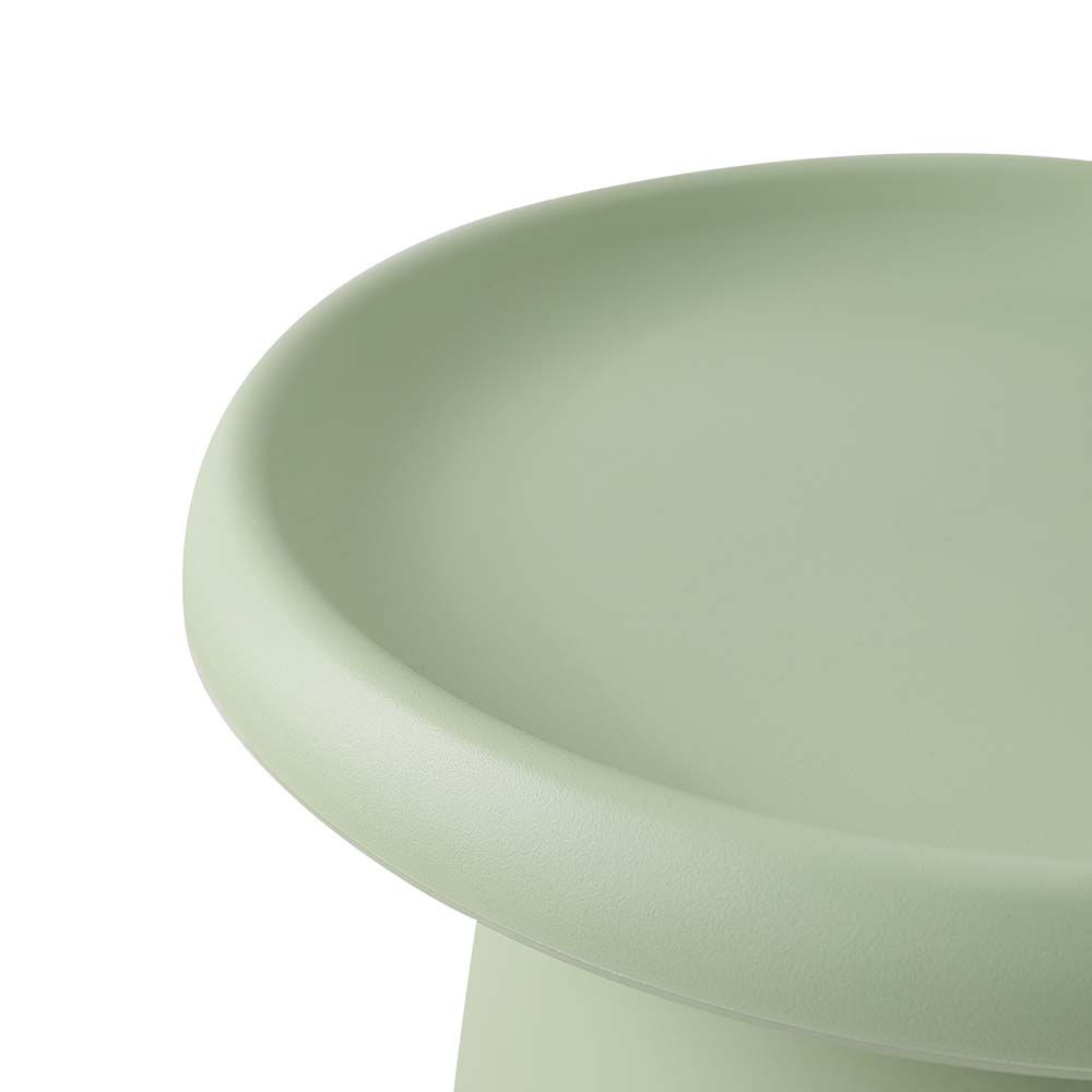 Artiss Coffee Table Round 52CM Plastic Green - Image 3