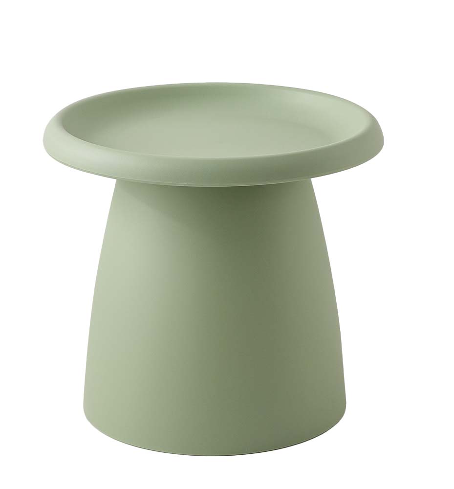 Artiss Coffee Table Round 52CM Plastic Green - Image 8