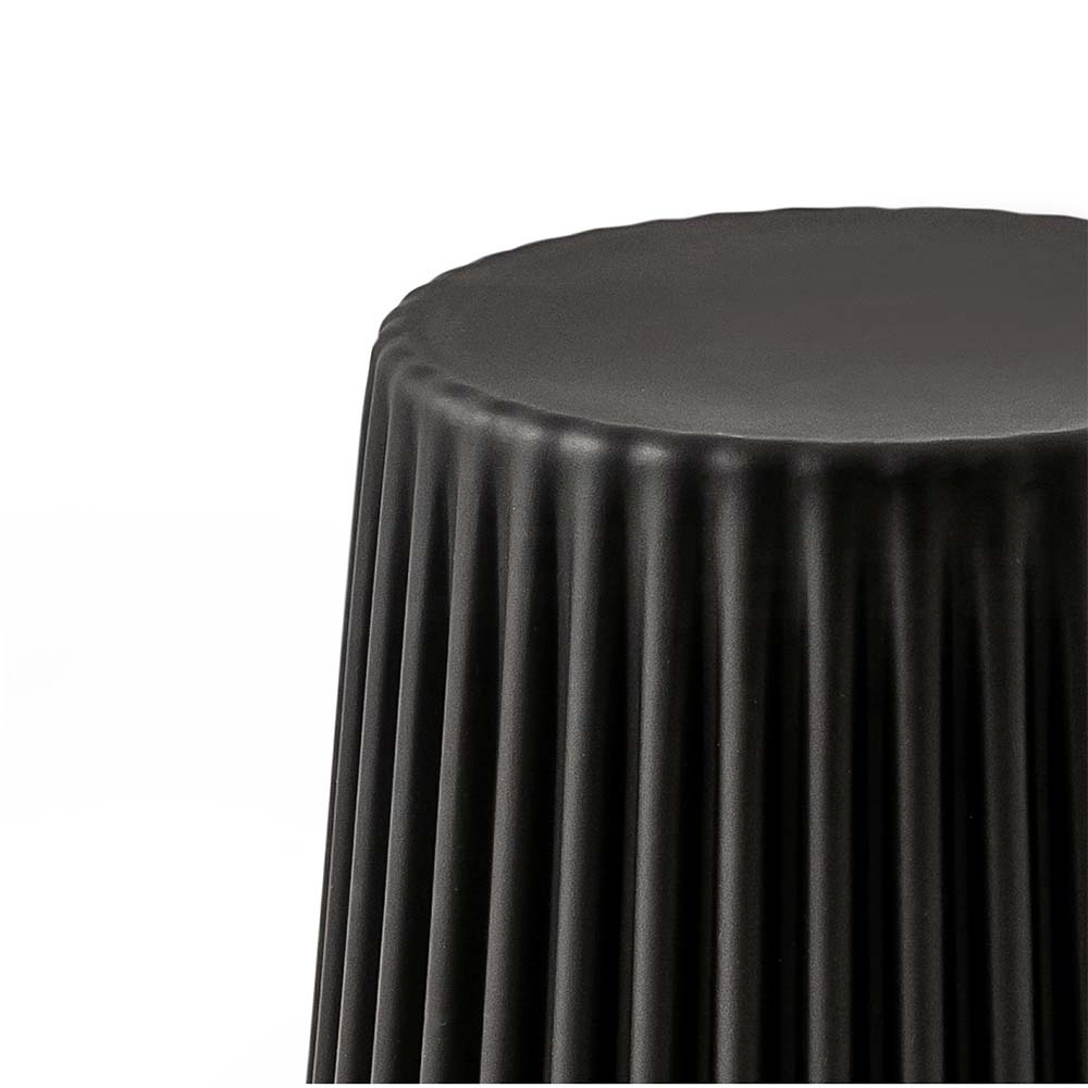 Artiss 2x Bar Stools Cupcake Plastic Foot Stool Black - Image 4
