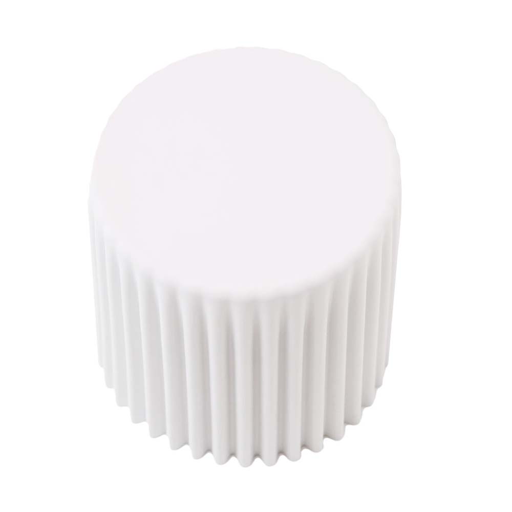 Artiss 2x Bar Stools Cupcake Plastic Foot Stool White - Image 3