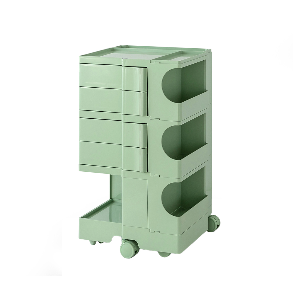 Artiss Storage Trolley Bedside Table 5 Tier Cart Boby Replica Green - Image 1