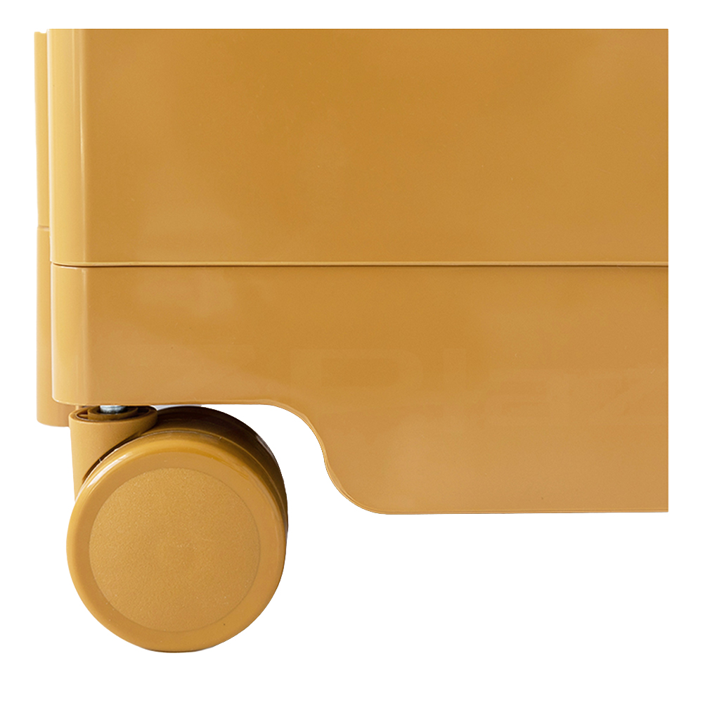 ArtissIn Storage Trolley Bedside Table 5 Tier Cart Boby Replica Yellow - Image 4