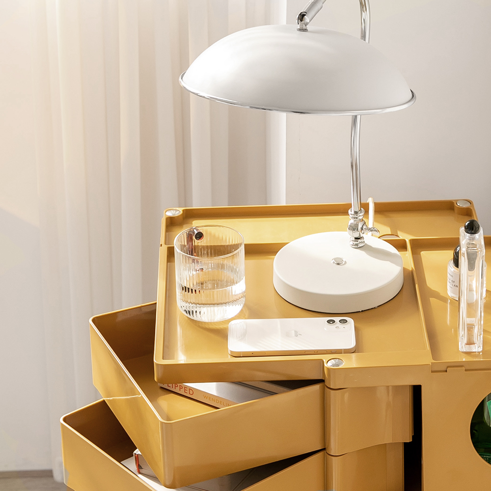 ArtissIn Storage Trolley Bedside Table 5 Tier Cart Boby Replica Yellow - Image 6