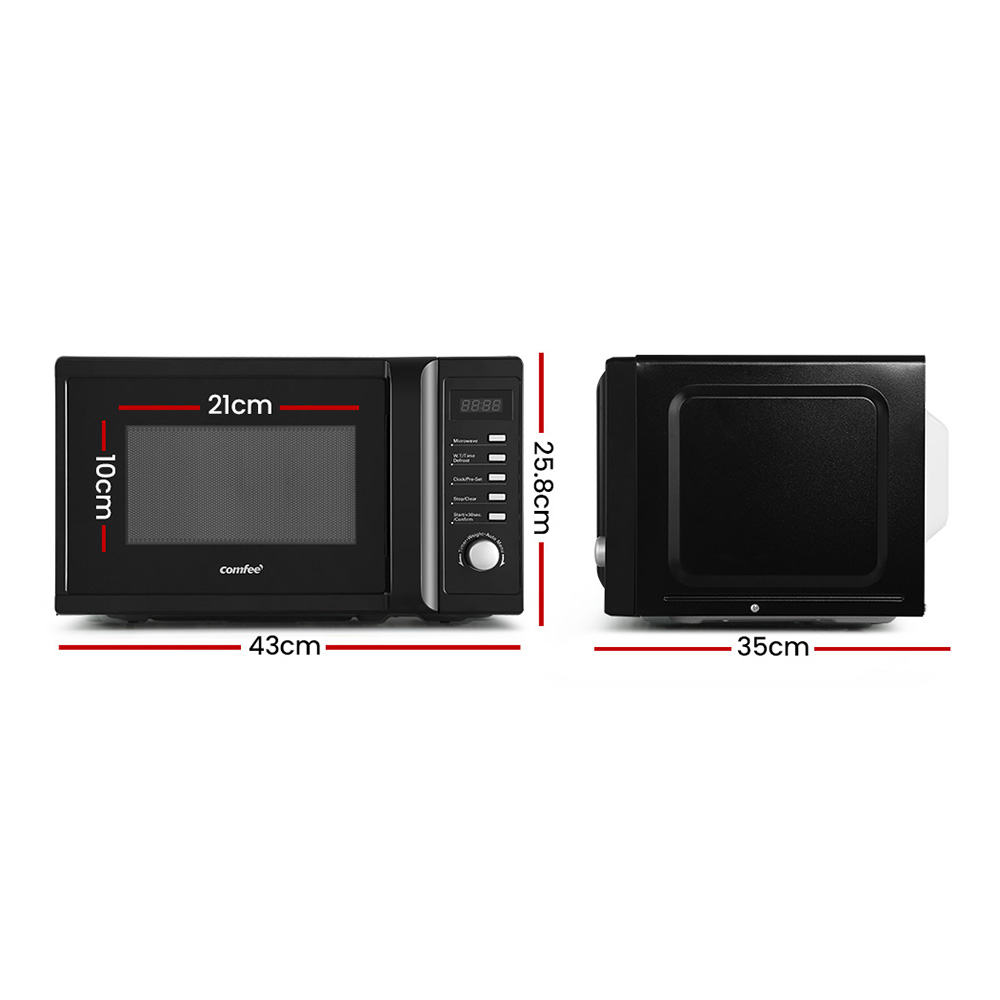 Comfee 20L Microwave Oven 700W Black - Image 2