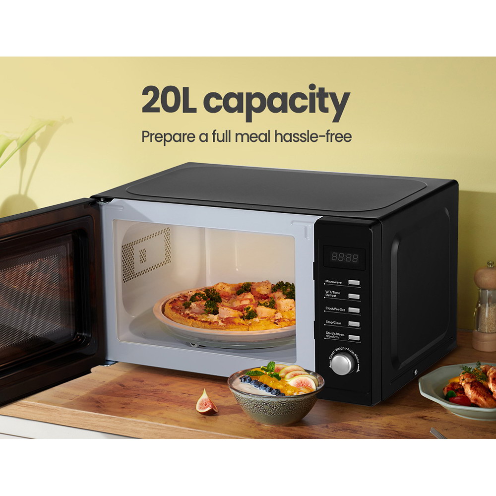 Comfee 20L Microwave Oven 700W Black - Image 6