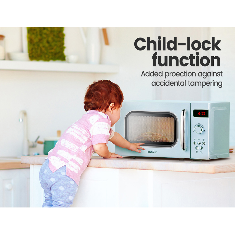 Comfee 20L Microwave Oven 800W Green - Image 6