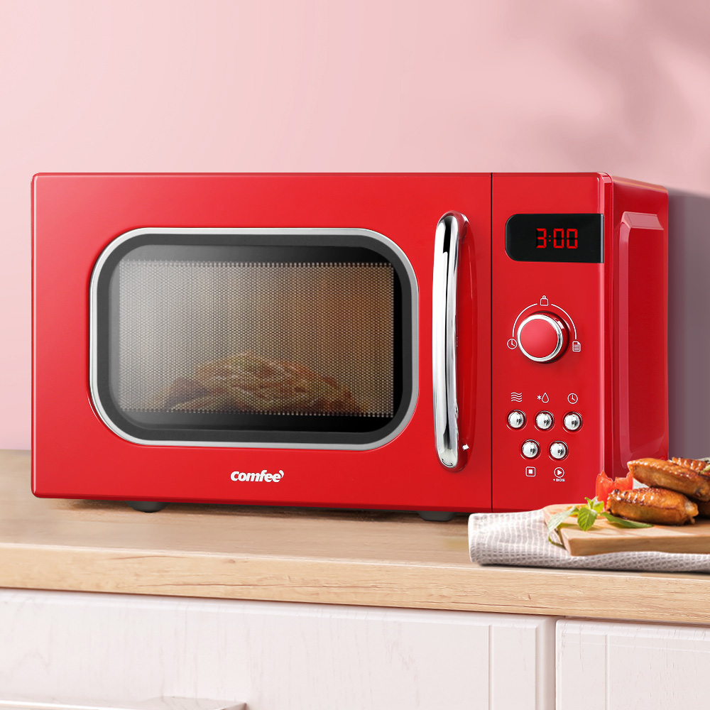 Comfee 20L Microwave Oven 800W Red - Image 7