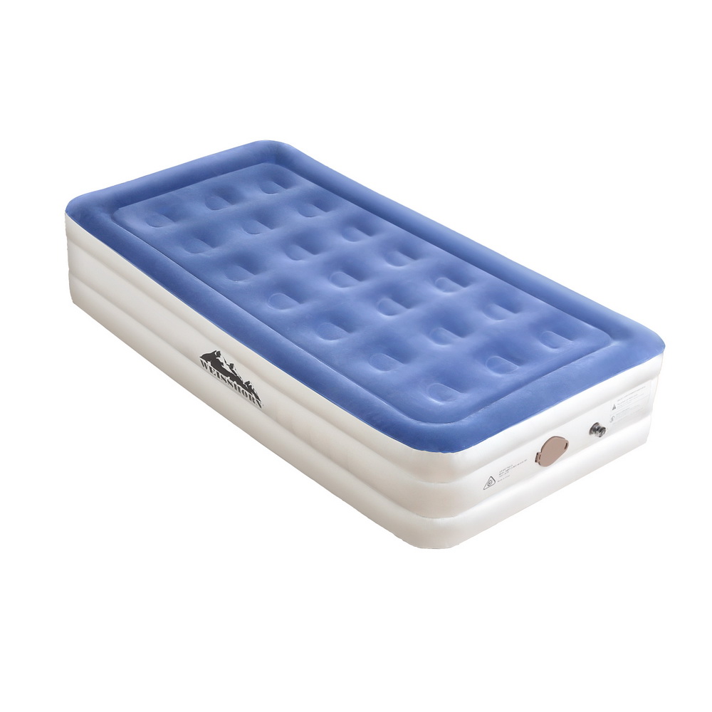Weisshorn Air Mattress Single Inflatable Bed 46cm Cube Airbed - Image 1