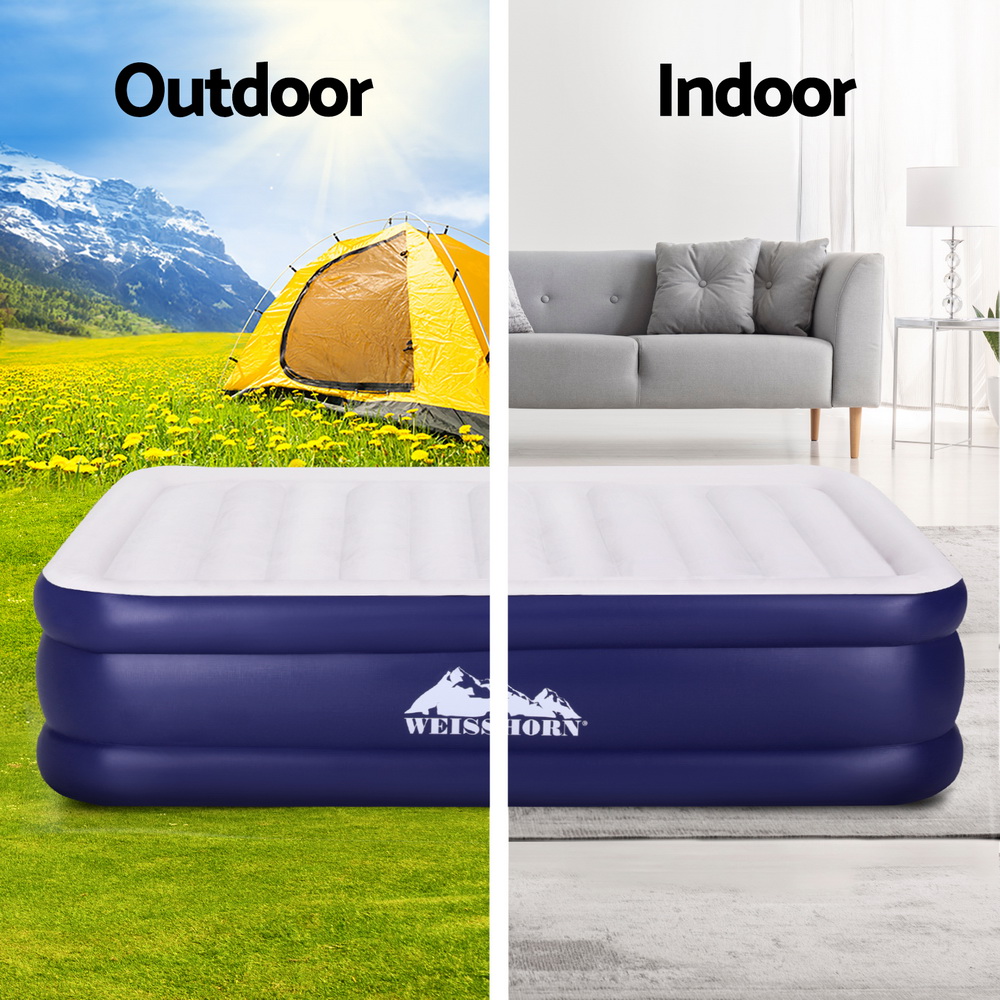 Weisshorn Air Mattress Queen Inflatable Bed Air bed 51cm - Image 4