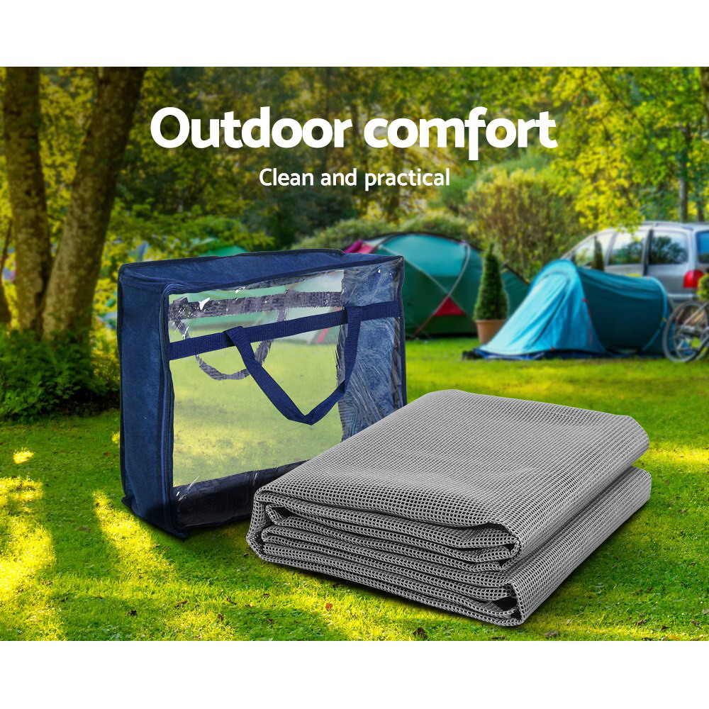 Weisshorn 7M X 2.5M Annex Matting Floor Mats Mesh Caravan Camping Annexe - Image 3