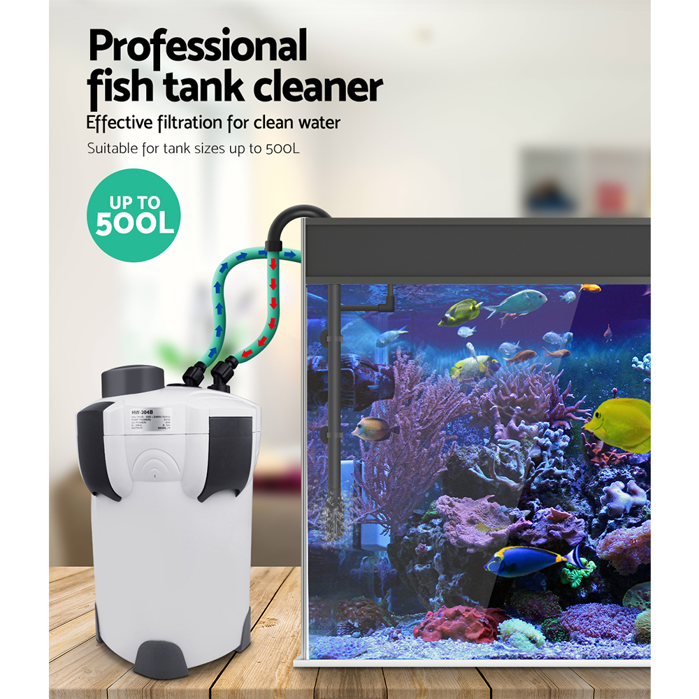Giantz Aquarium Filter Fish Tank External Canister Water Pump 2400L/H - Image 4