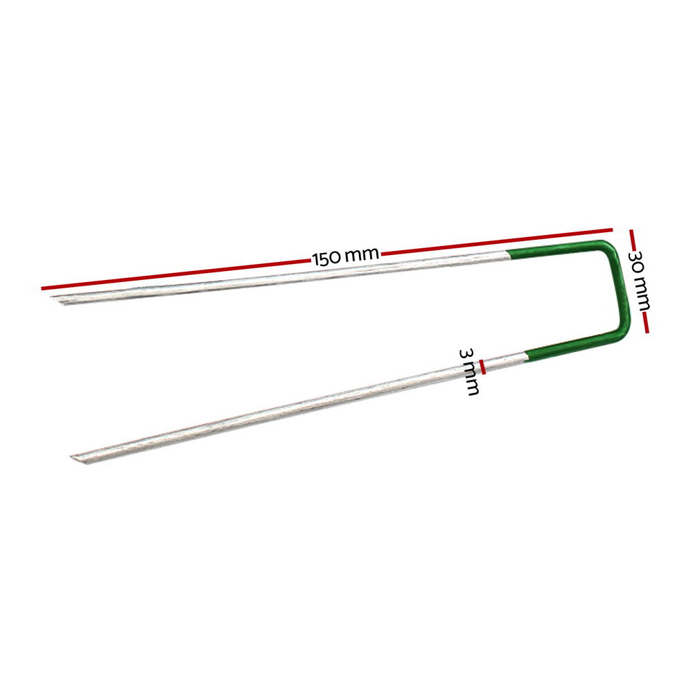 Prime Turf Artificial Grass 50pcs Synthetic Pins Fake Lawn Turf Weed Mat Pegs Joining Tape - Image 2