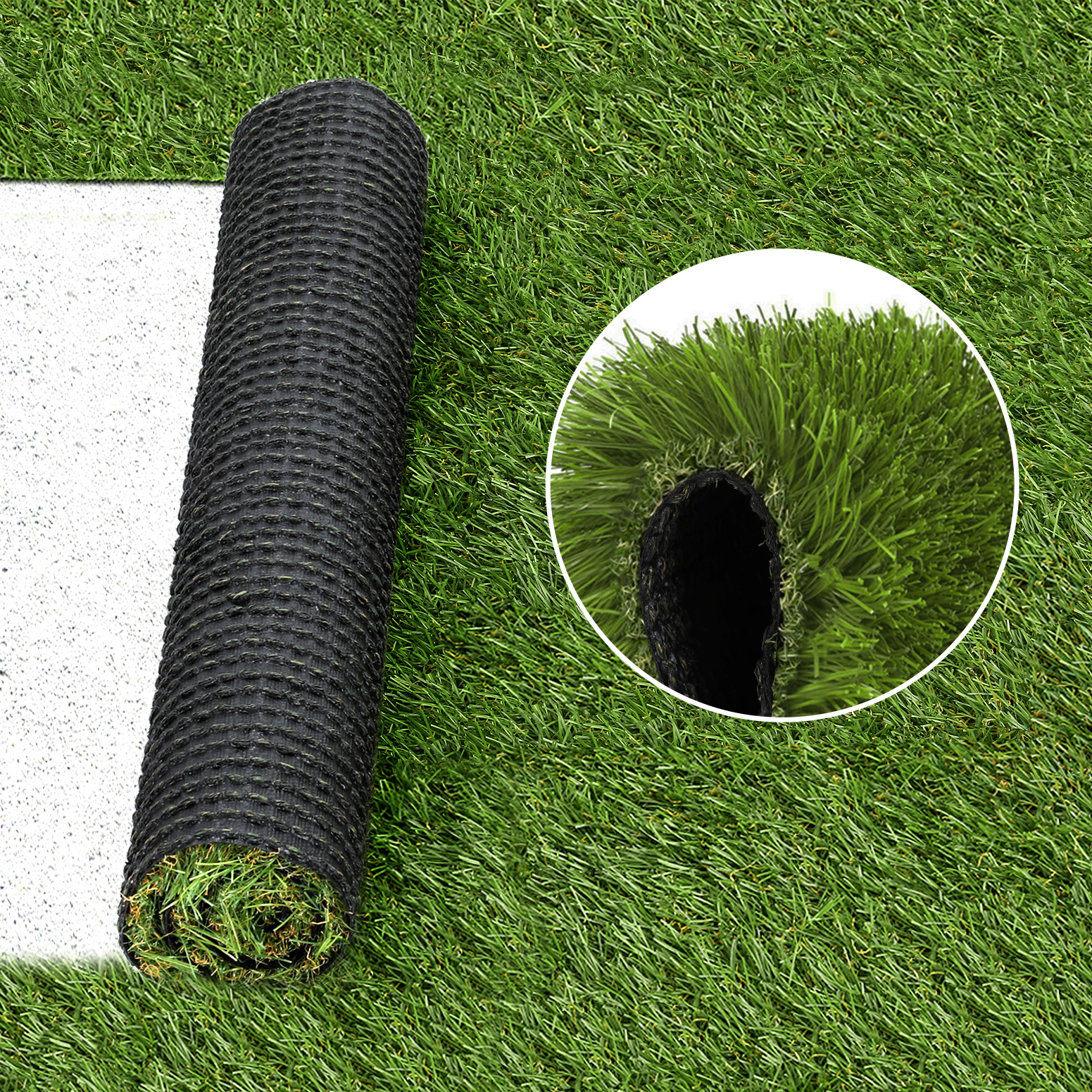 Prime Turf Artificial Grass 30mm 2mx5m 60SQM Synthetic Fake Lawn Turf Plastic Plant 4-coloured - Image 4