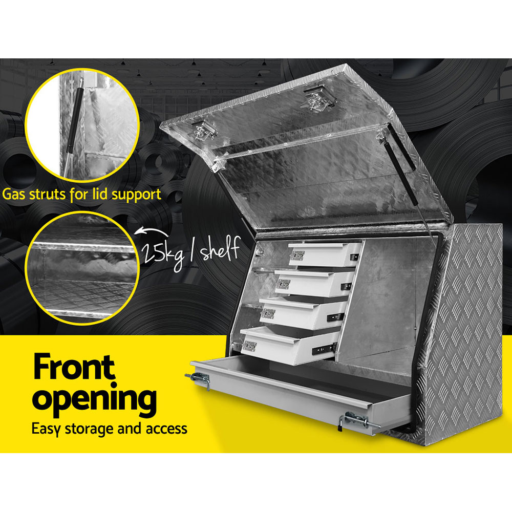 Giantz Aluminium Ute Tool Box Drawers Storage Truck Trailer Lock - Image 6