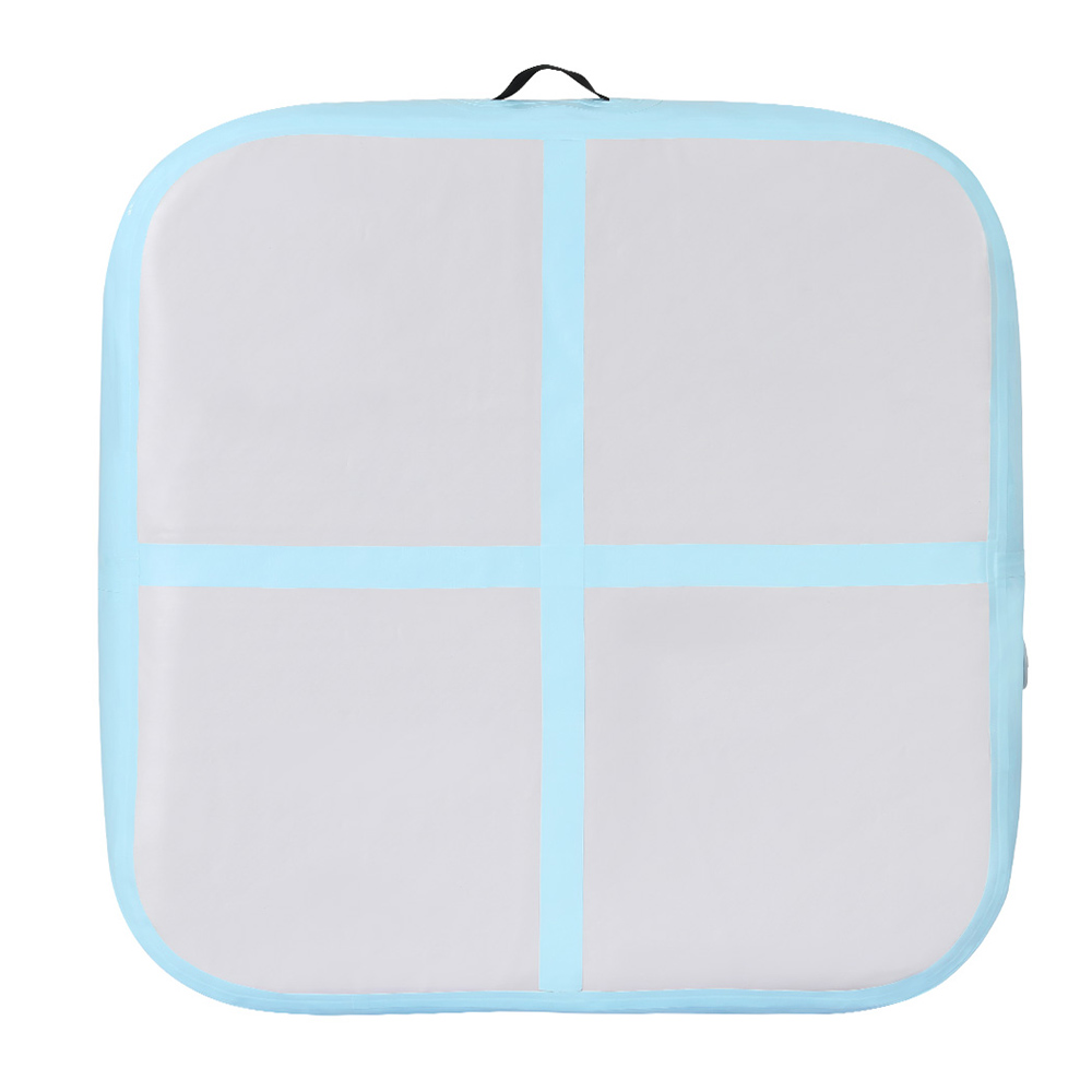 Everfit 1m Air Track Mat Inflatable Gymnastics Tumbling Mat W/ Pump Mint Green - Image 3