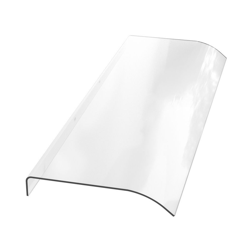 Instahut Window Door Awning 0.4mx1m Transparent - Image 1