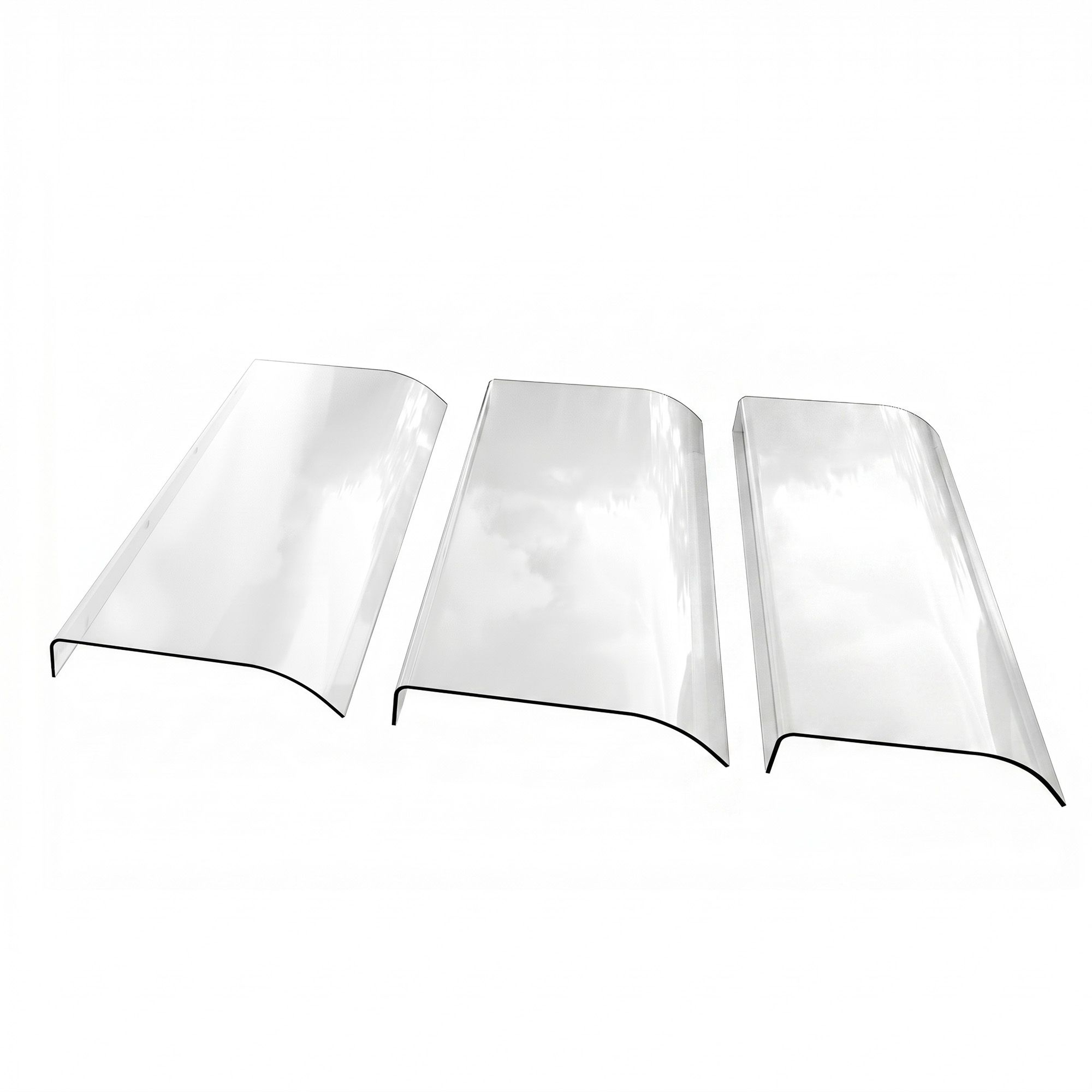 Instahut Window Door Awning 0.4mx3m Transparent - Image 1