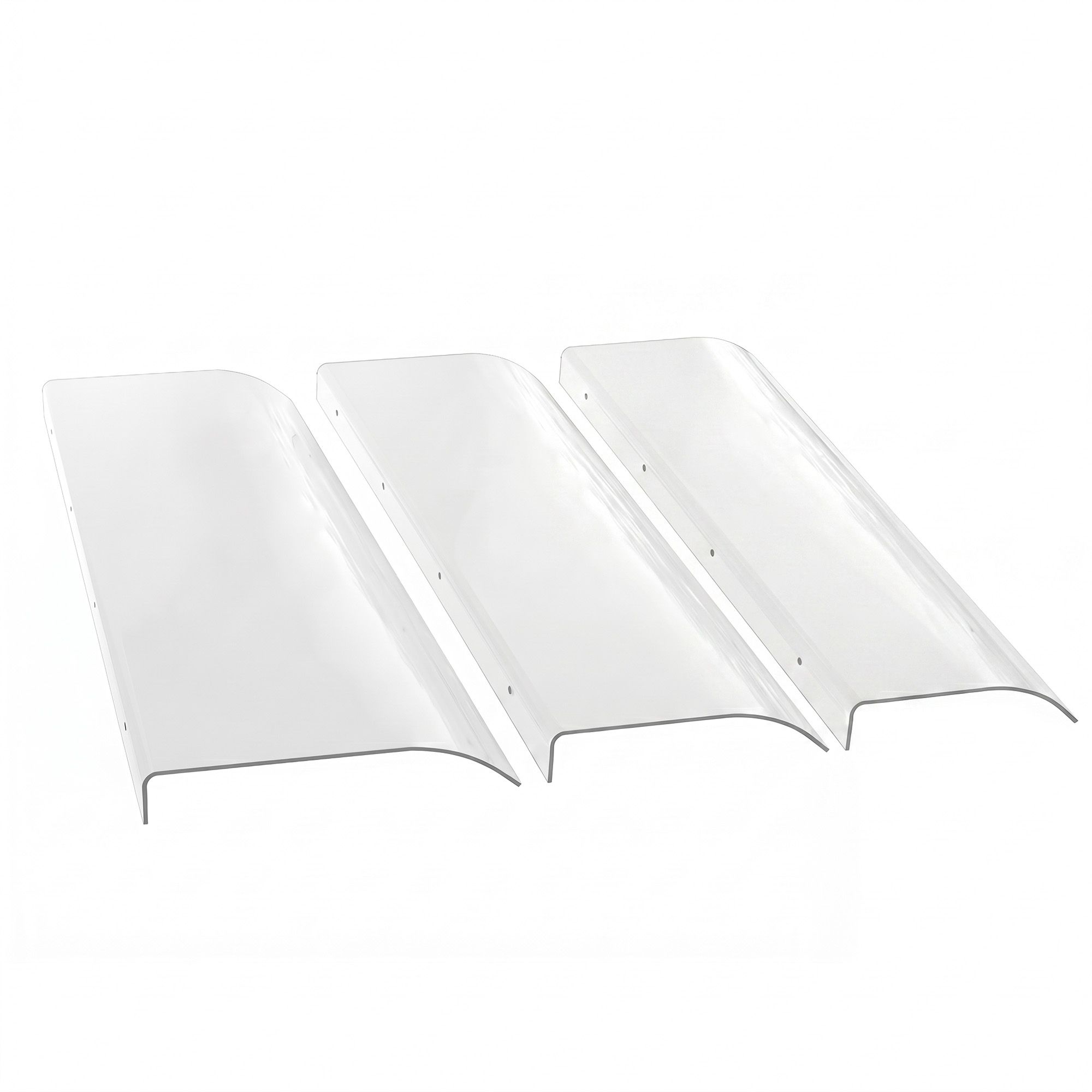 Instahut Window Door Awning 0.4mx3m Transparent - Image 3