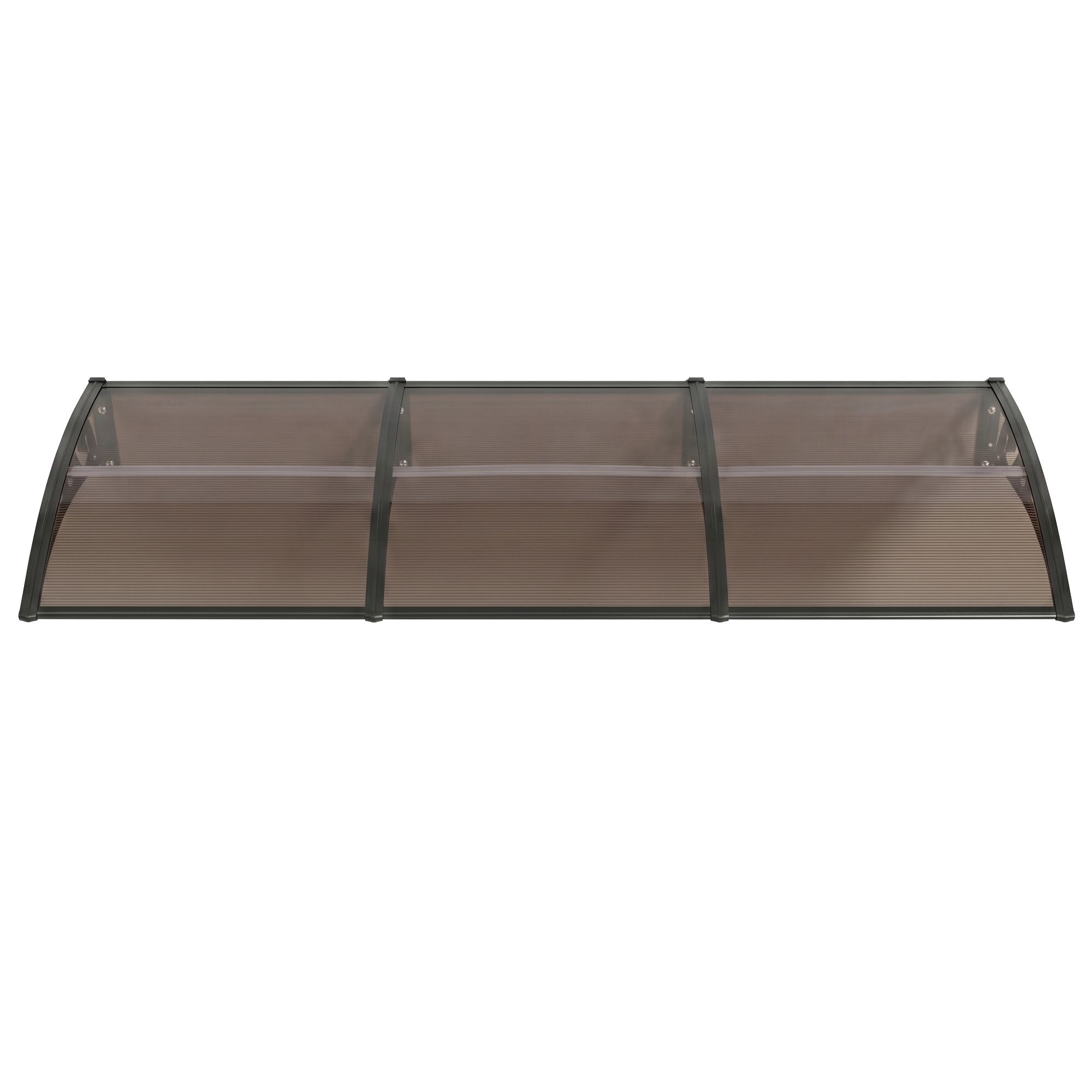 Instahut Window Door Awning 0.8mx3m Brown - Image 3