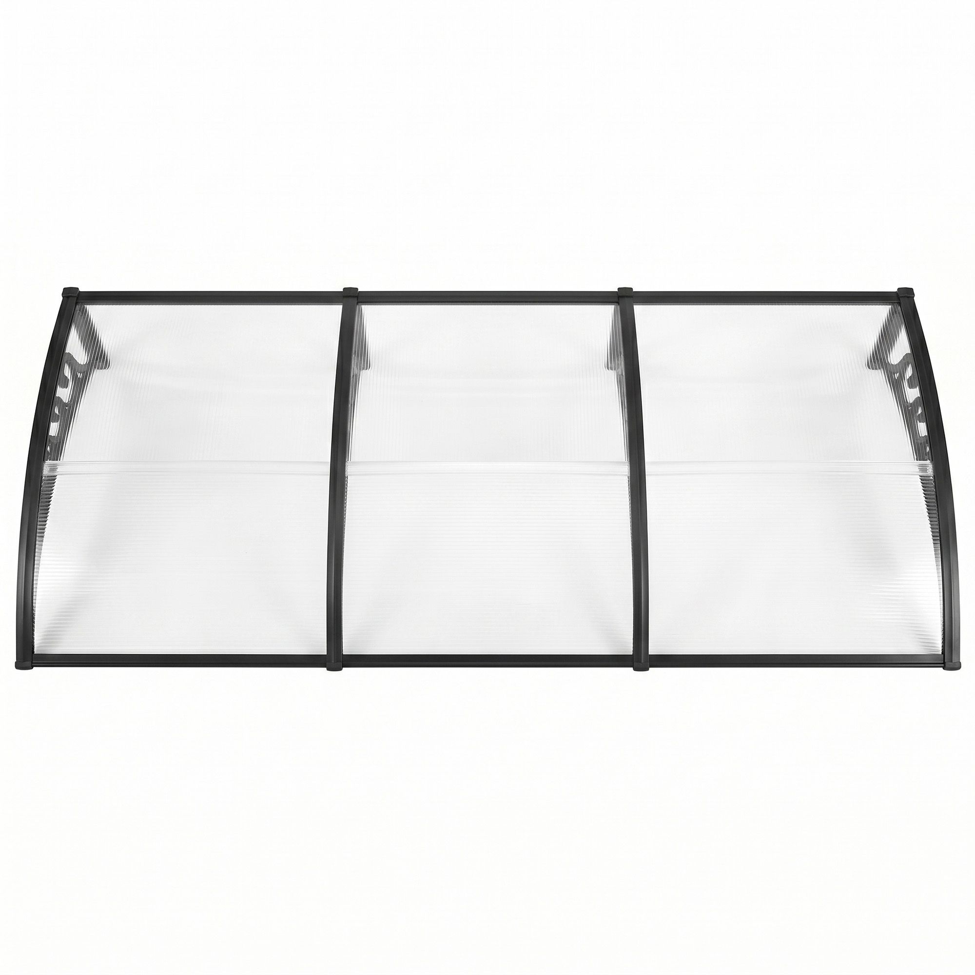 Instahut Window Door Awning 0.8mx3m Transparent - Image 3