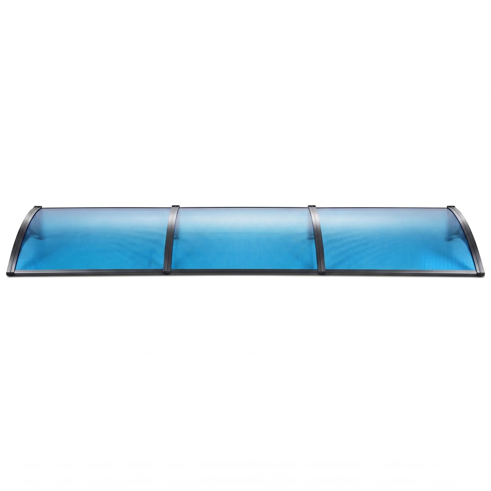 Instahut Window Door Awning 1mx3m Blue - Image 3