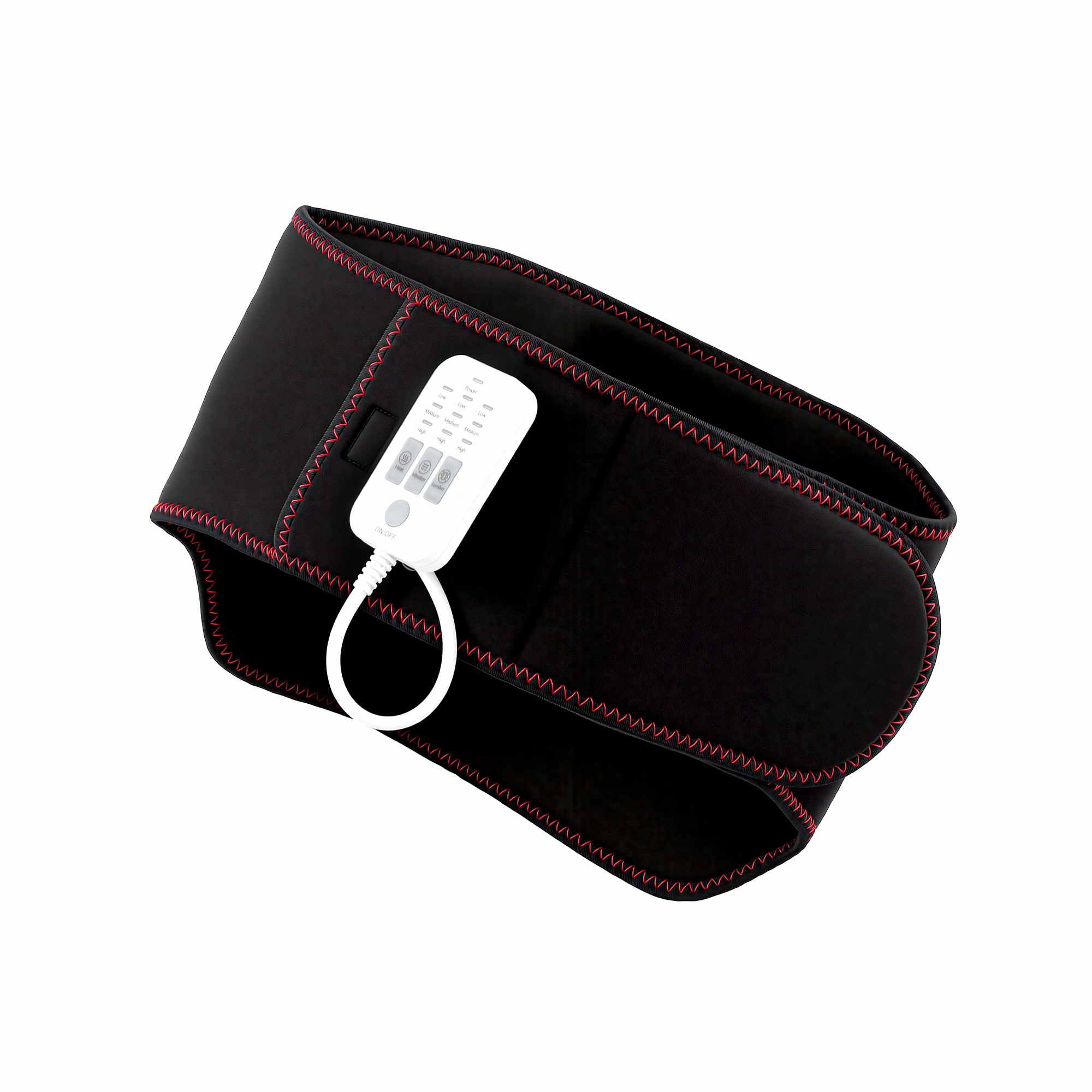 Livemor Back Massager for Sciatica Relief, Airbag Traction and Heat Lumbar Support Belt, 124cm - Image 3