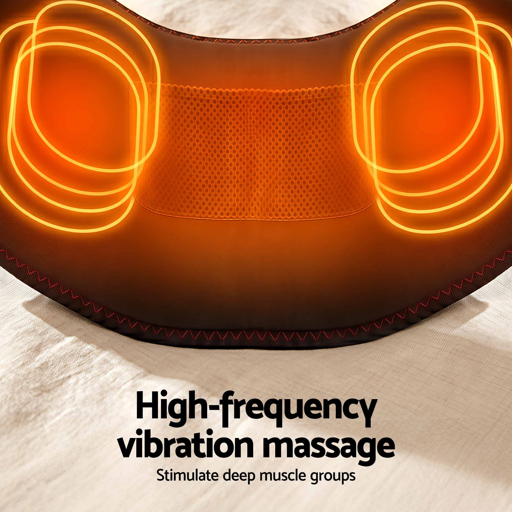 Livemor Back Massager for Sciatica Relief, Airbag Traction and Heat Lumbar Support Belt, 124cm - Image 6