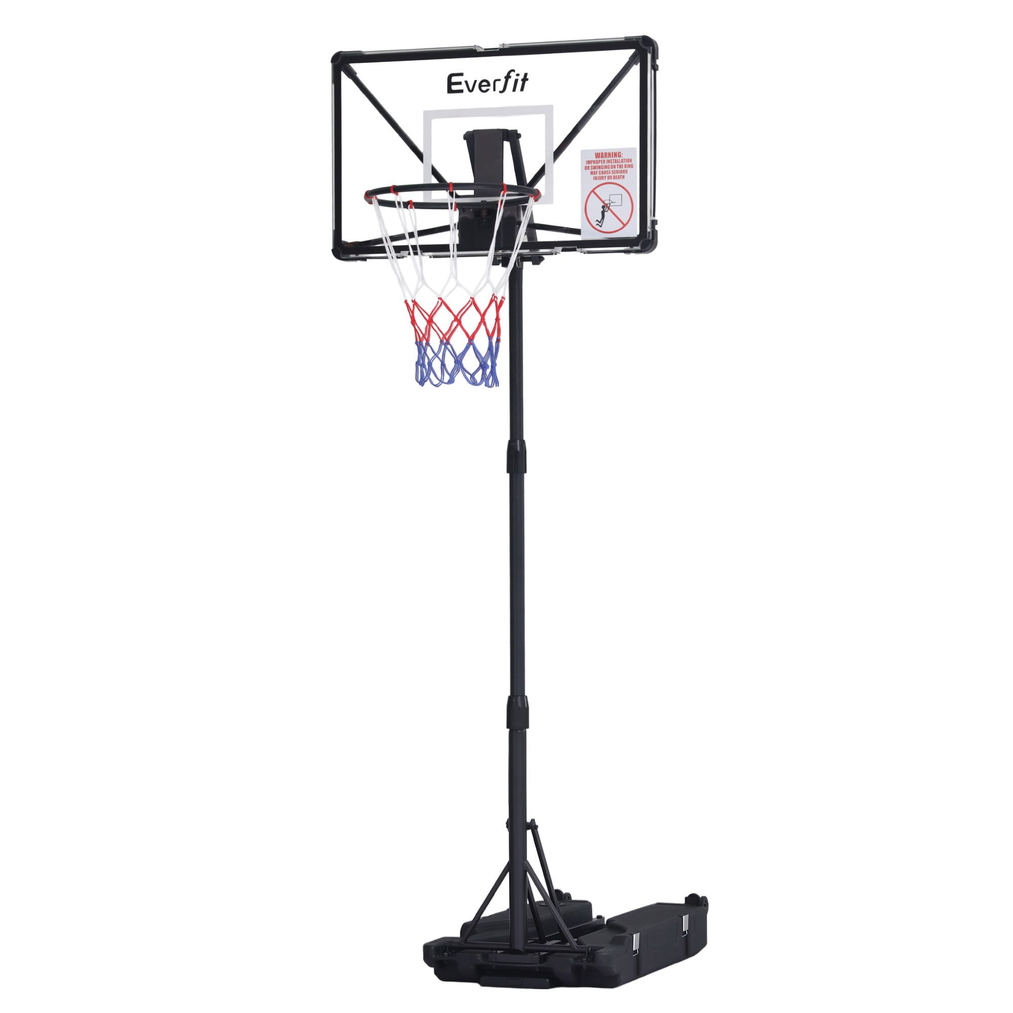 Everfit Portable Basketball Hoop System Adjustable Full Foldable Stand 2.07m - Image 1
