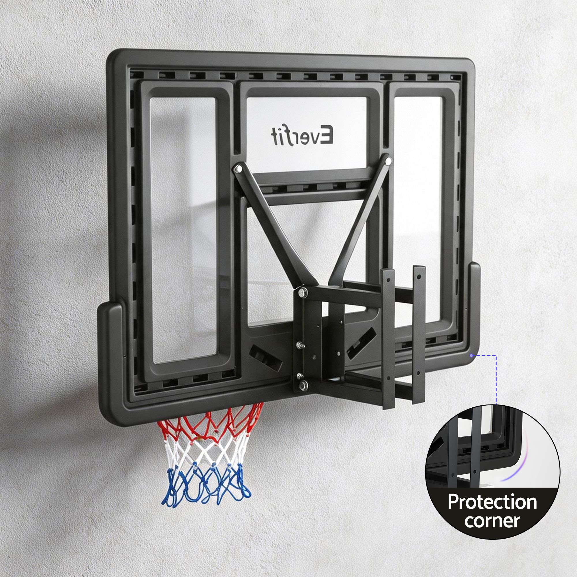 Everfit 43-Inch Wall Mount Kids Basketball Hoop Backboard Indoor Outdoor Sports - Image 7