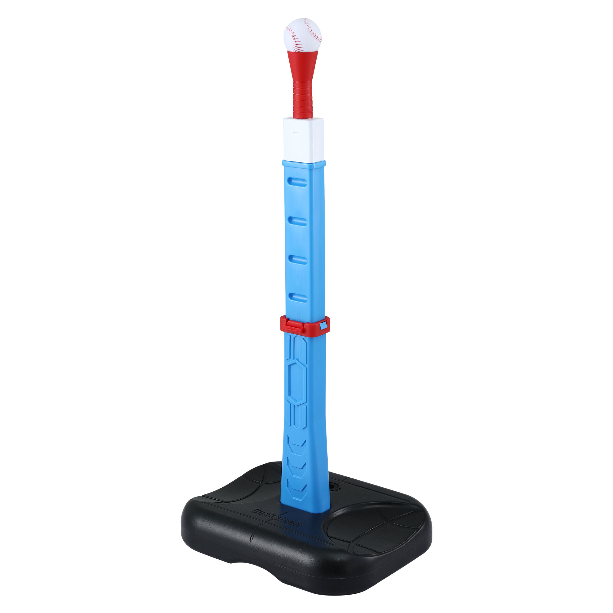 Keezi Kids Basketball Hoop Stand Baseball Set Adjustable Height Sports Toys Blue - Image 3