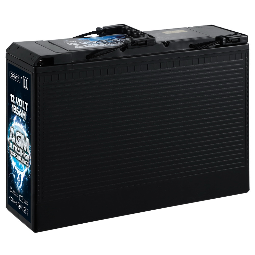 Giantz AGM Deep Cycle Battery 12V 135Ah Slim Box Portable Solar Caravan Camping - Image 3