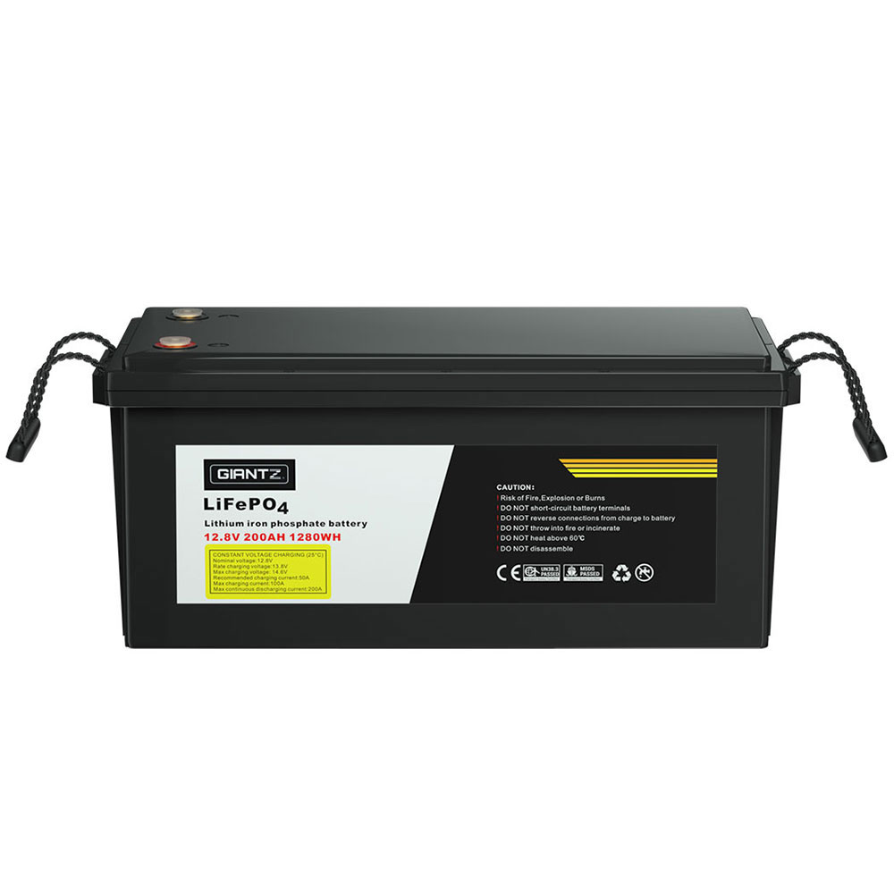 Giantz 12V 200Ah Lithium Battery LiFePO4 Deep Cycle Box Solar Caravan Camping - Image 3