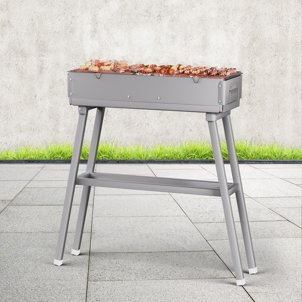 Grillz BBQ Grill Charcoal Smoker Portable Barbecue - Image 1