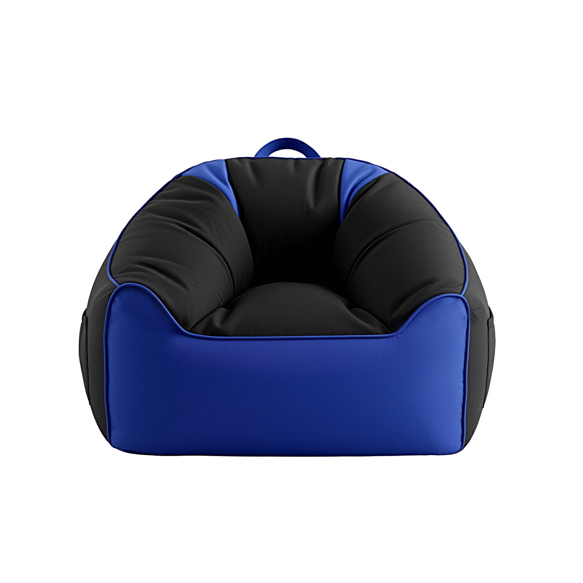 Artiss Gaming Bean Bag Chair Cover (No Filler) for Adults Teens Kids Splash-Proof Floor Gaming Chair Cover with Side Pockets, Headphone Hanger, Cup Holder, Bean Bag Cover Only - Image 3