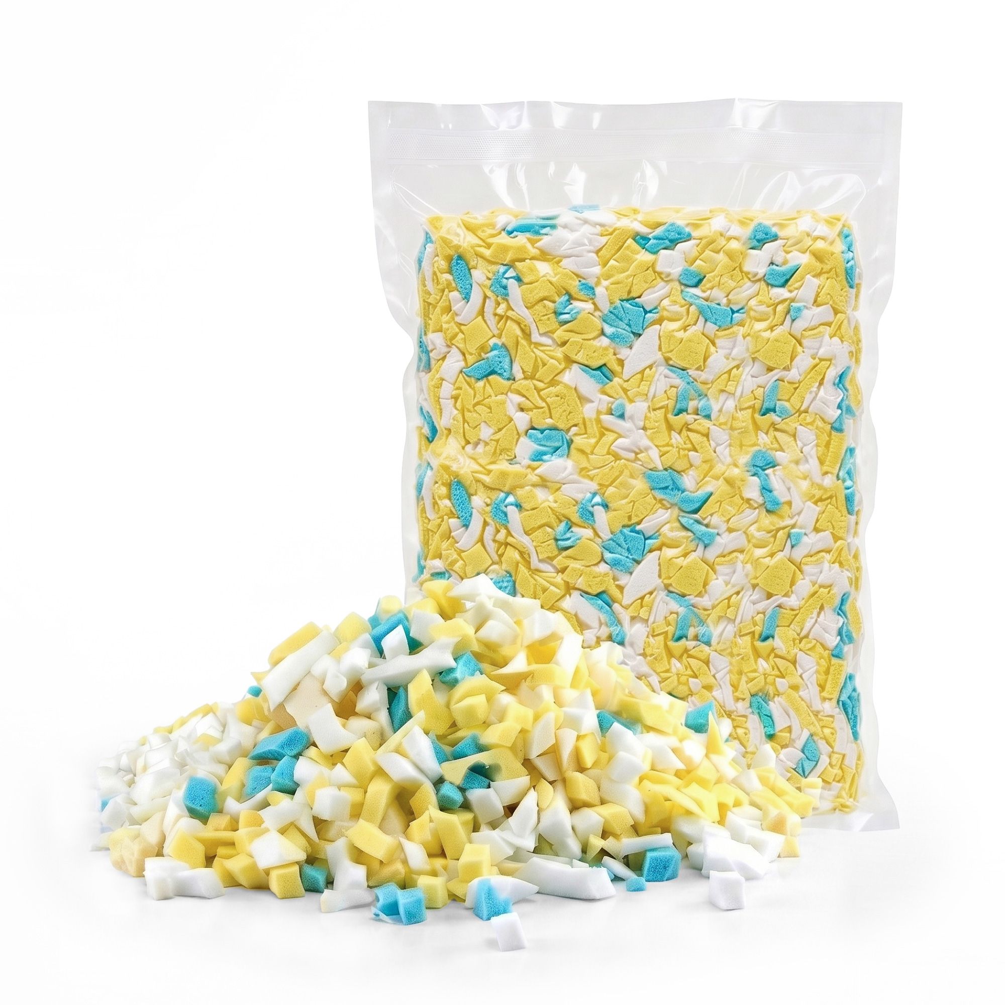 Artiss 5lbs (2.2KG) Bean Bag Filler Shredded Memory Foam Filling High Density Soft Pillow Stuffing for Bean Bag Chair, Couch Cushion, Dog Bed, Stuffed Animals and Arts Crafts - Image 1