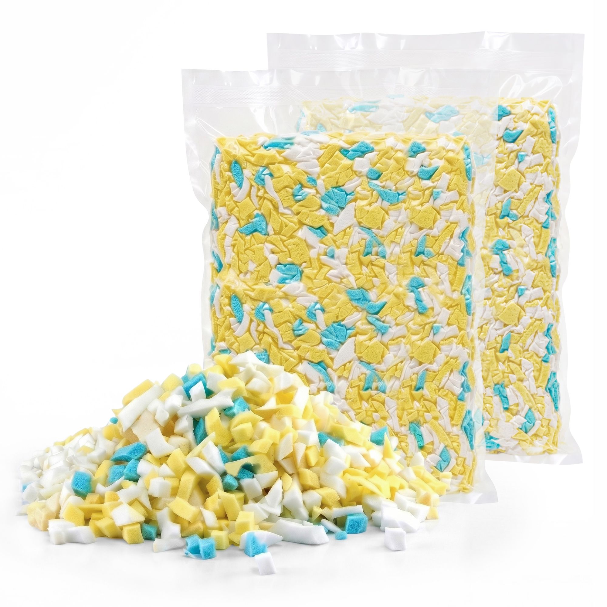 Artiss 10lbs (4.4KG) Bean Bag Filler Shredded Memory Foam Filling High Density Soft Pillow Stuffing for Bean Bag Chair, Couch Cushion, Dog Bed, Stuffed Animals and Arts Crafts - Image 1