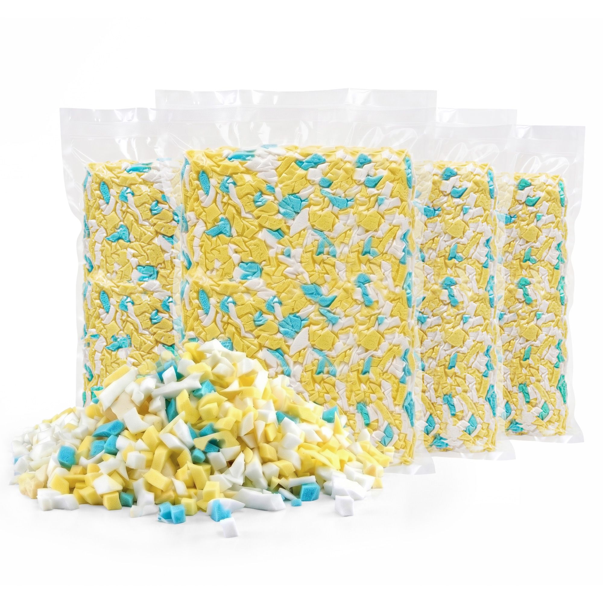 Artiss 20lbs (8.8KG) Bean Bag Filler Shredded Memory Foam Filling High Density Soft Pillow Stuffing for Bean Bag Chair, Couch Cushion, Dog Bed, Stuffed Animals and Arts Crafts - Image 1