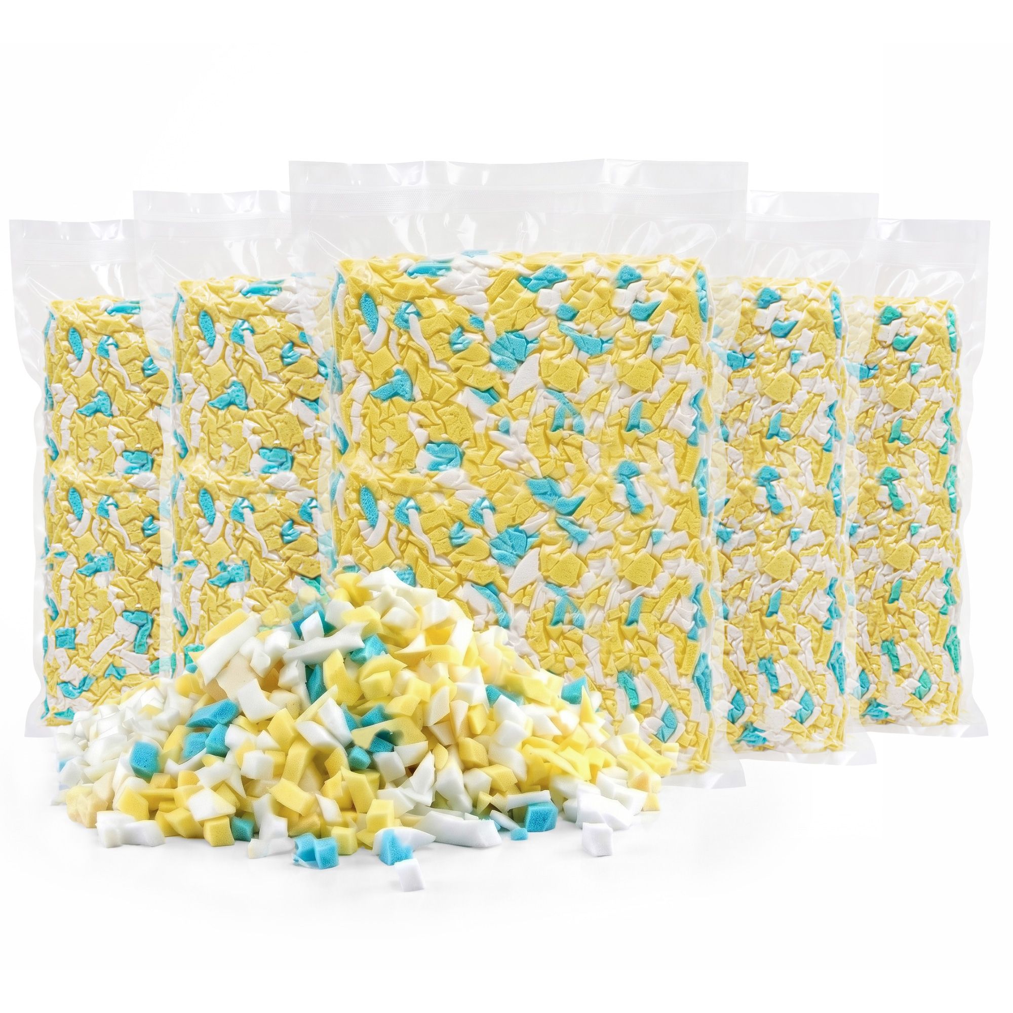 Artiss 25lbs (11KG) Bean Bag Filler Shredded Memory Foam Filling High Density Soft Pillow Stuffing for Bean Bag Chair, Couch Cushion, Dog Bed, Stuffed Animals and Arts Crafts - Image 1