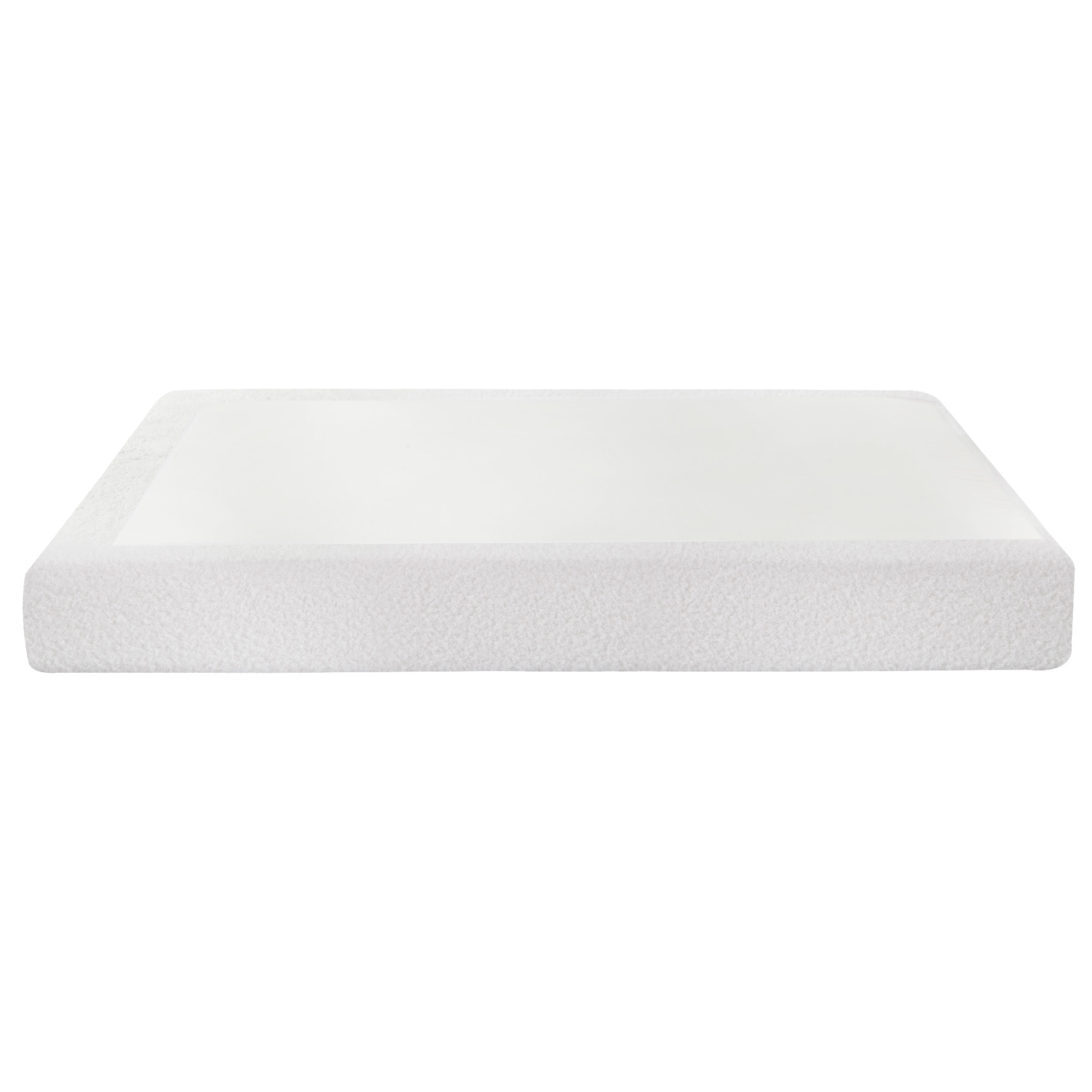 Artiss Compression Bed Frame Queen Size No Assembly Vacuum High Density Sponge Boucle Cream White - Image 3