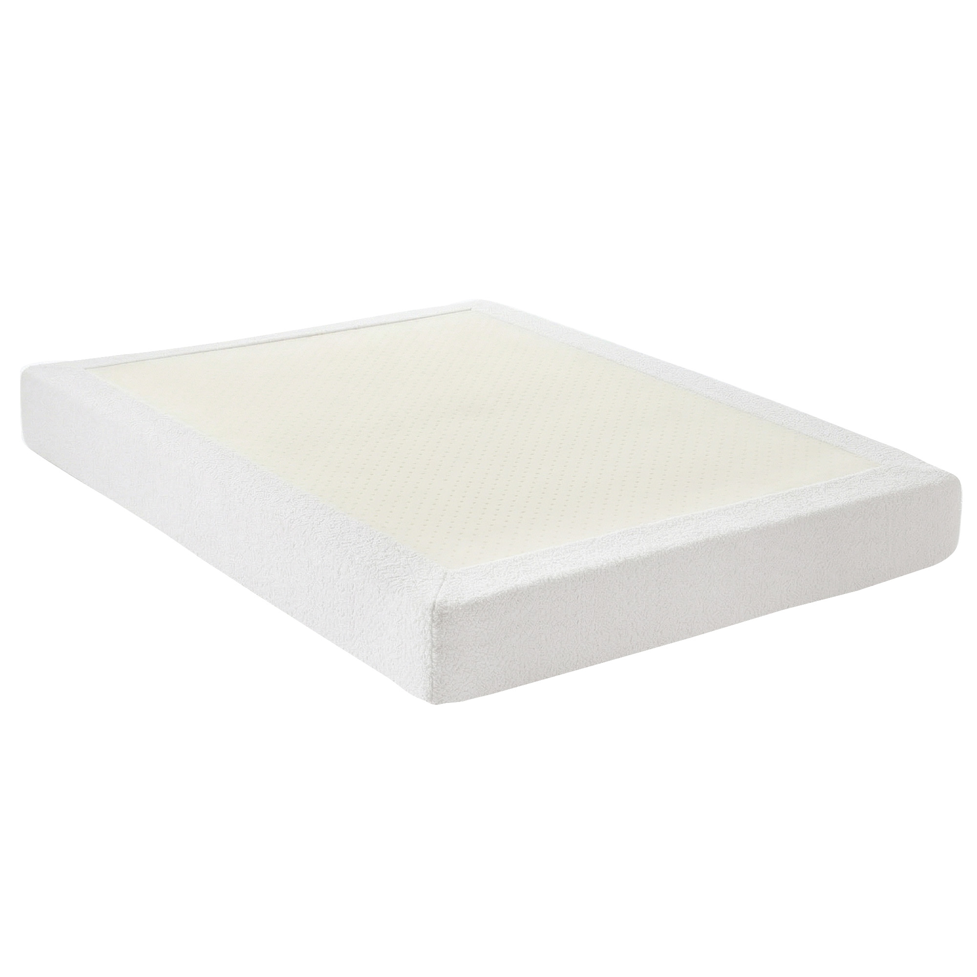 Artiss Compression Bed Frame Queen Size No Assembly Vacuum High Density Sponge Boucle Cream White - Image 8