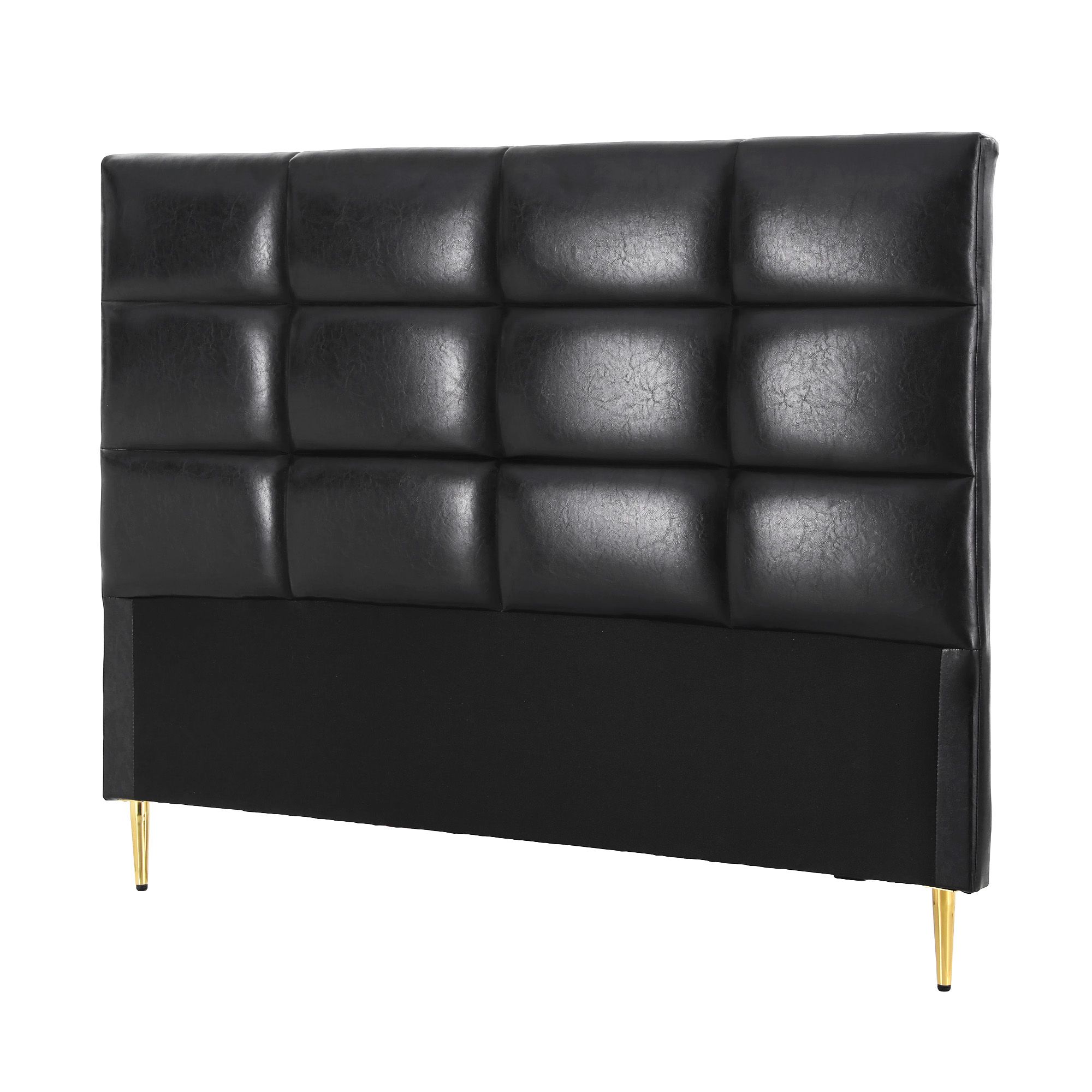 Artiss Bed Headboard Queen Bedhead PU Leather Black - Image 1