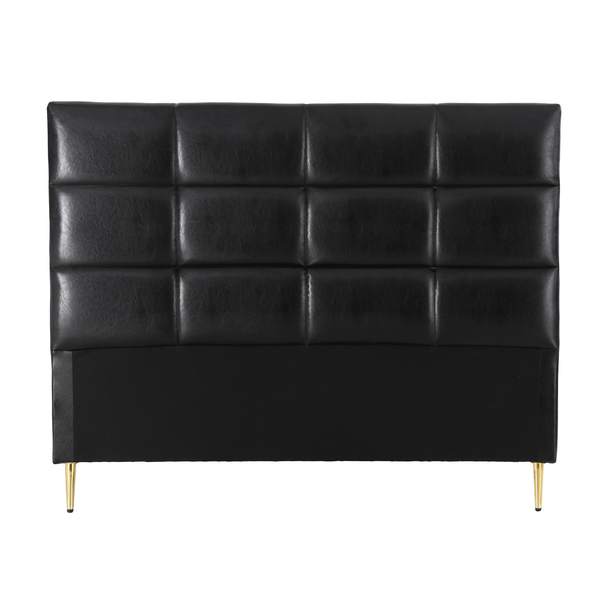 Artiss Bed Headboard Queen Bedhead PU Leather Black - Image 3