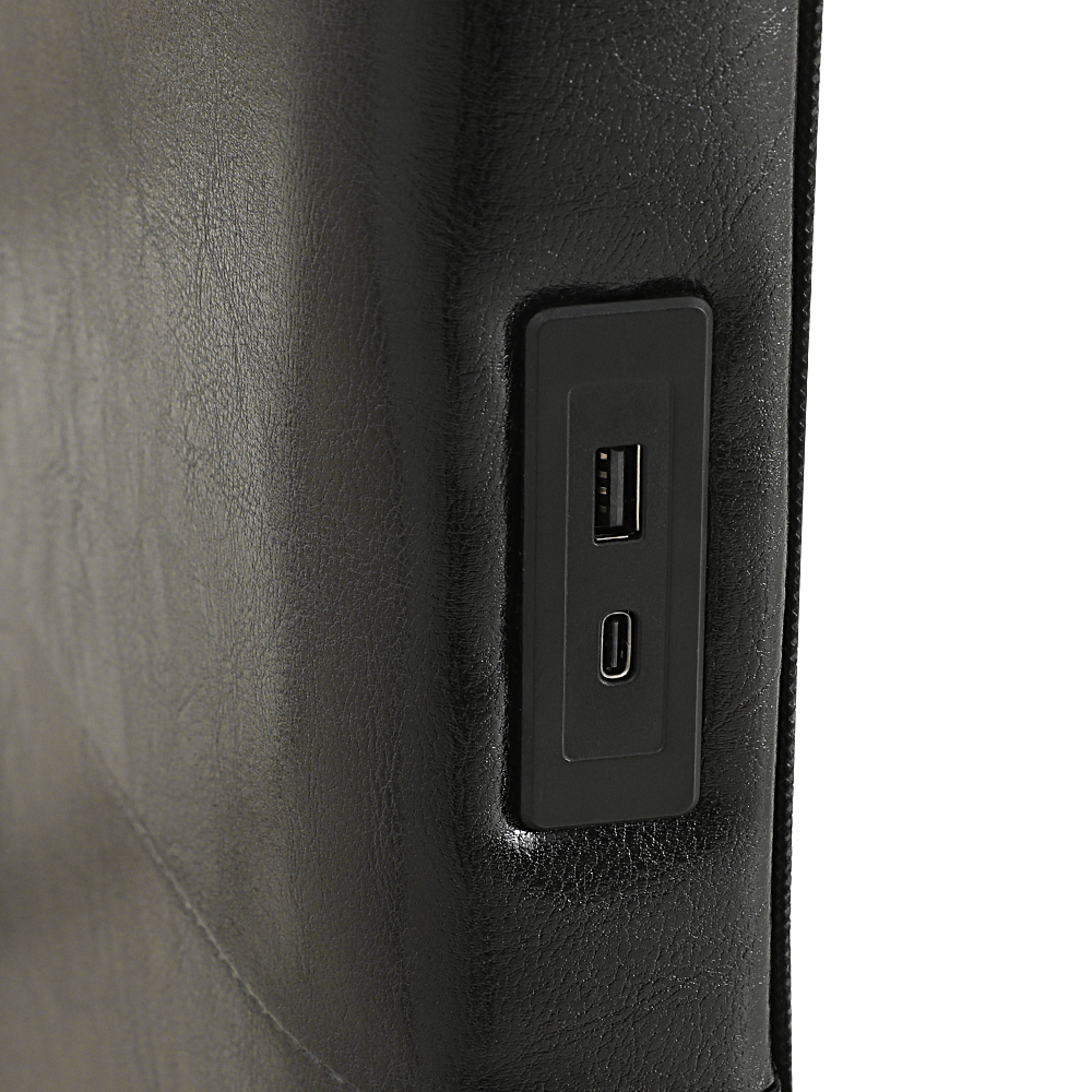 Artiss Bed Frame Queen Size LED Black RAVI - Image 4