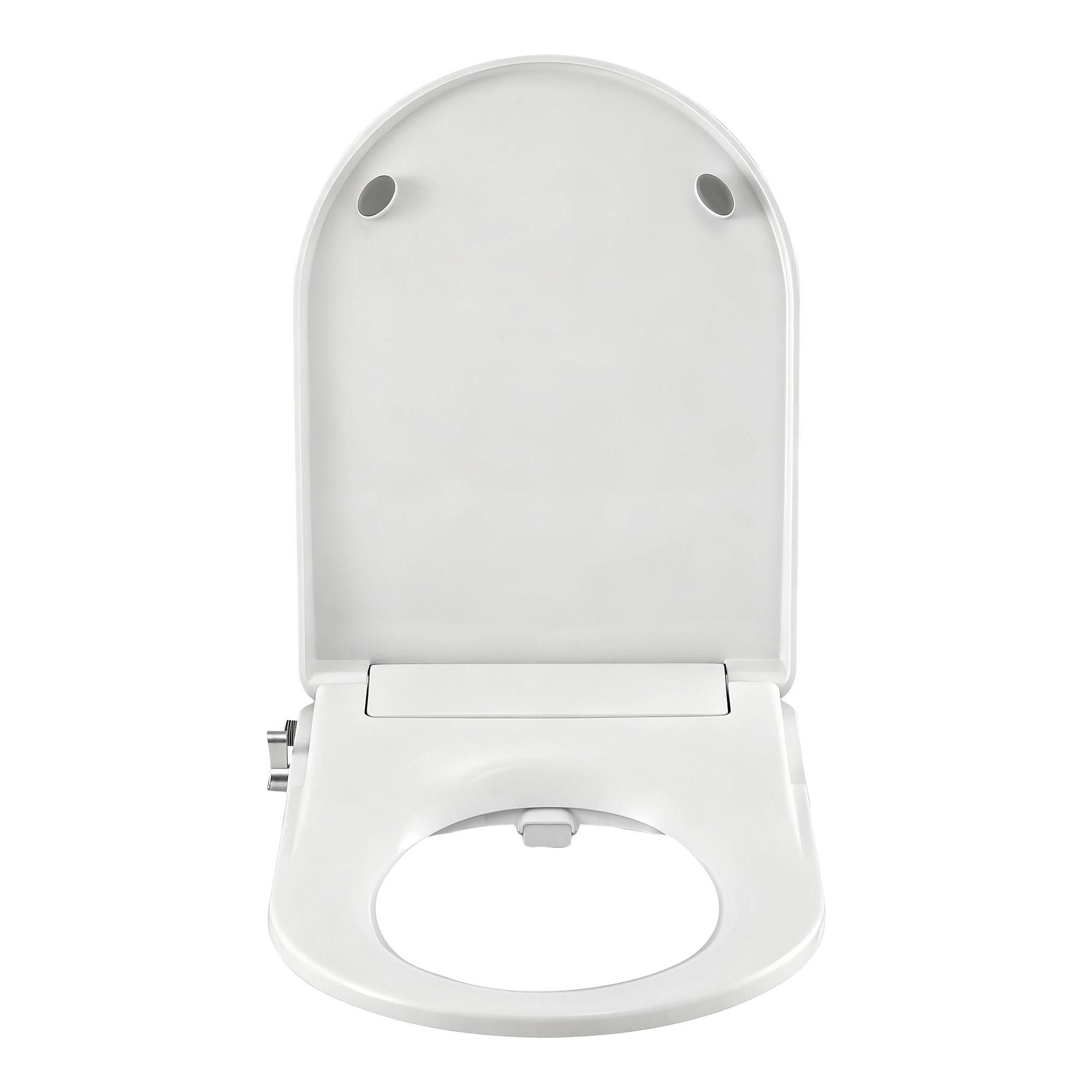 Cefito Non Electric Bidet Toilet Seat D-Shape Dual Nozzle Soft Close WaterMark DIY - Image 4