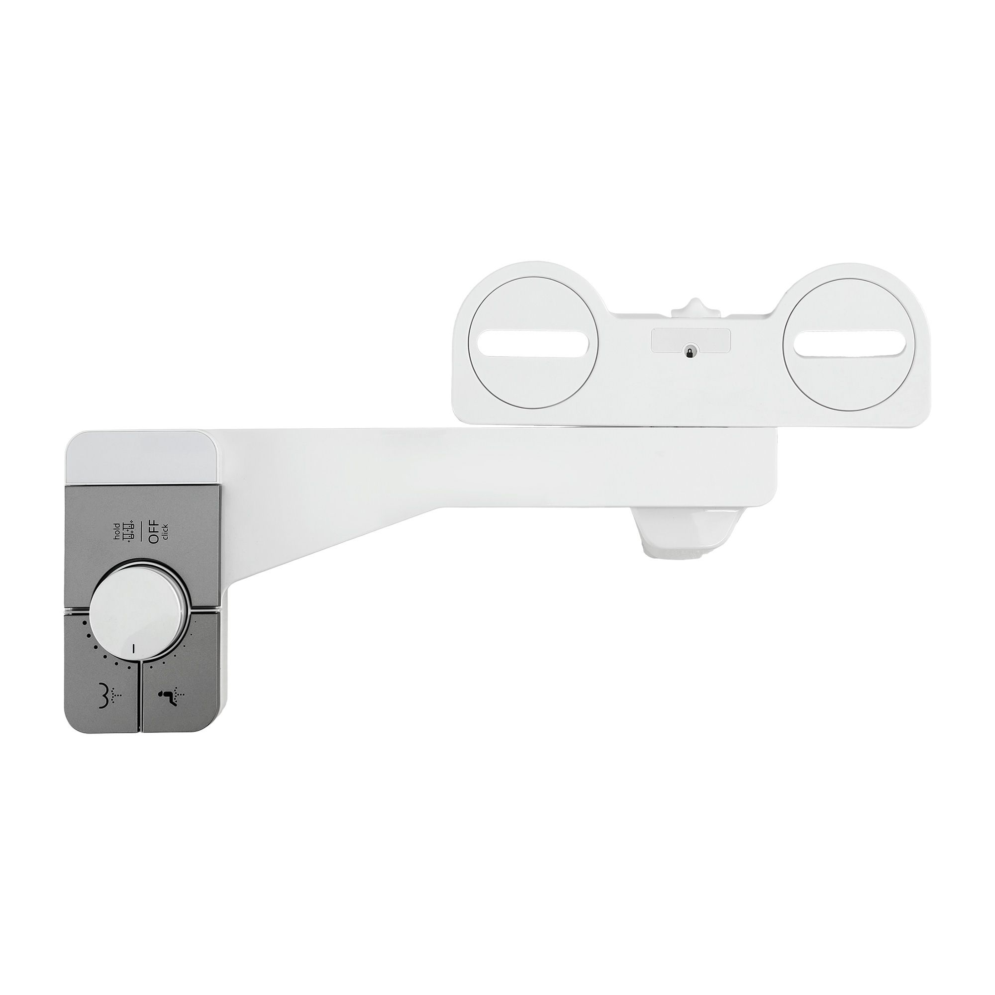 Cefito Non-Electric Ultra-Slim Bidet Attachment Detachable Bidet with Dual Nozzle Frontal & Rear Wash Adjustable Water Pressure Cold Water Toilet Bide - Image 4